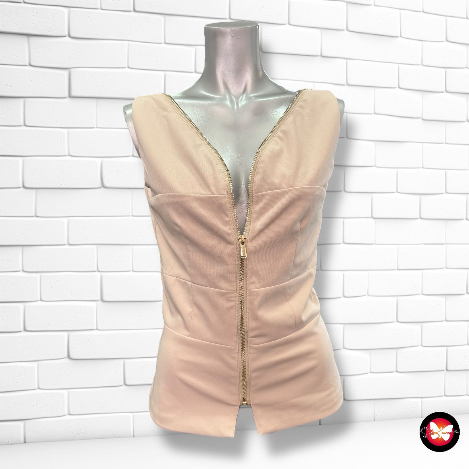 **HOY** Blusa sin mangas con cremallera JACKY LUXURY Talla XS