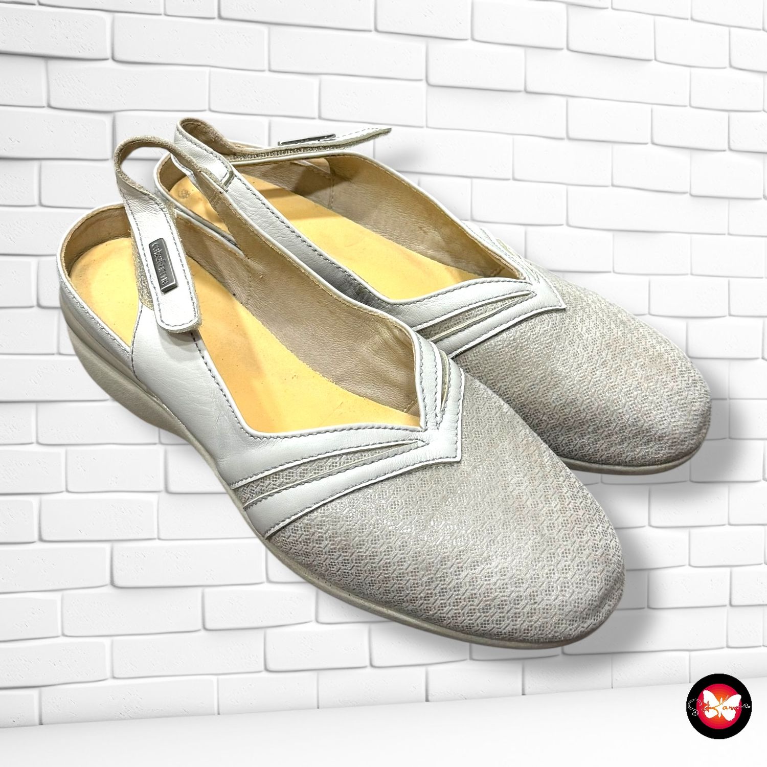 Sandalias de piel y neopreno T38