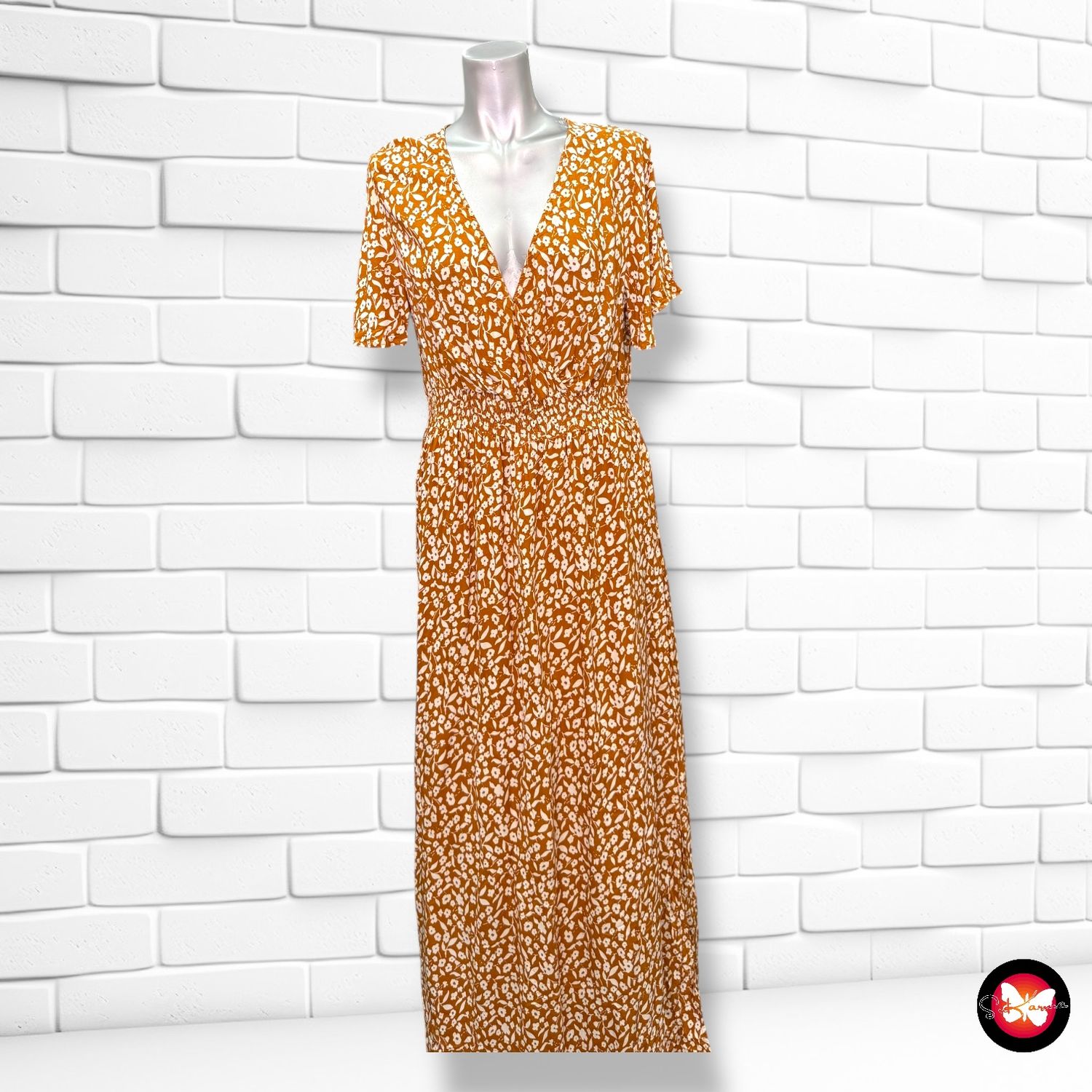 **HOY** Vestido largo de florecitas SHEIN Talla XL (pequeña)