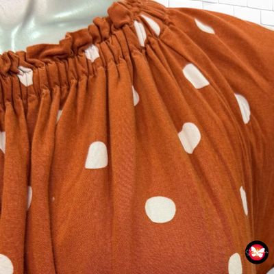 **HOY** Vestido escote barco de lunares Talla XL