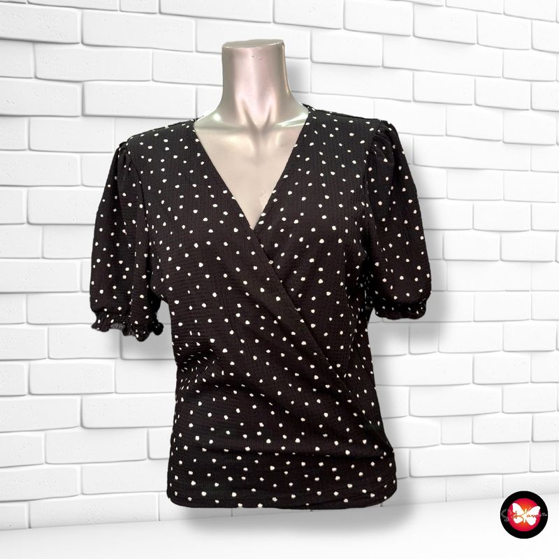 **HOY** Blusa cruzada de lunares MELTING STOCKHOLM Talla L