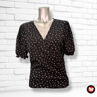 **HOY** Blusa cruzada de lunares MELTING STOCKHOLM Talla L