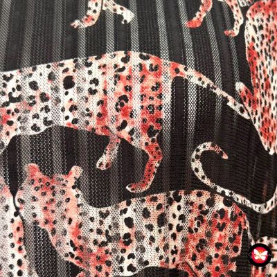 **HOY** Blusa traslúcida con estampado tigres NORAH Talla 46