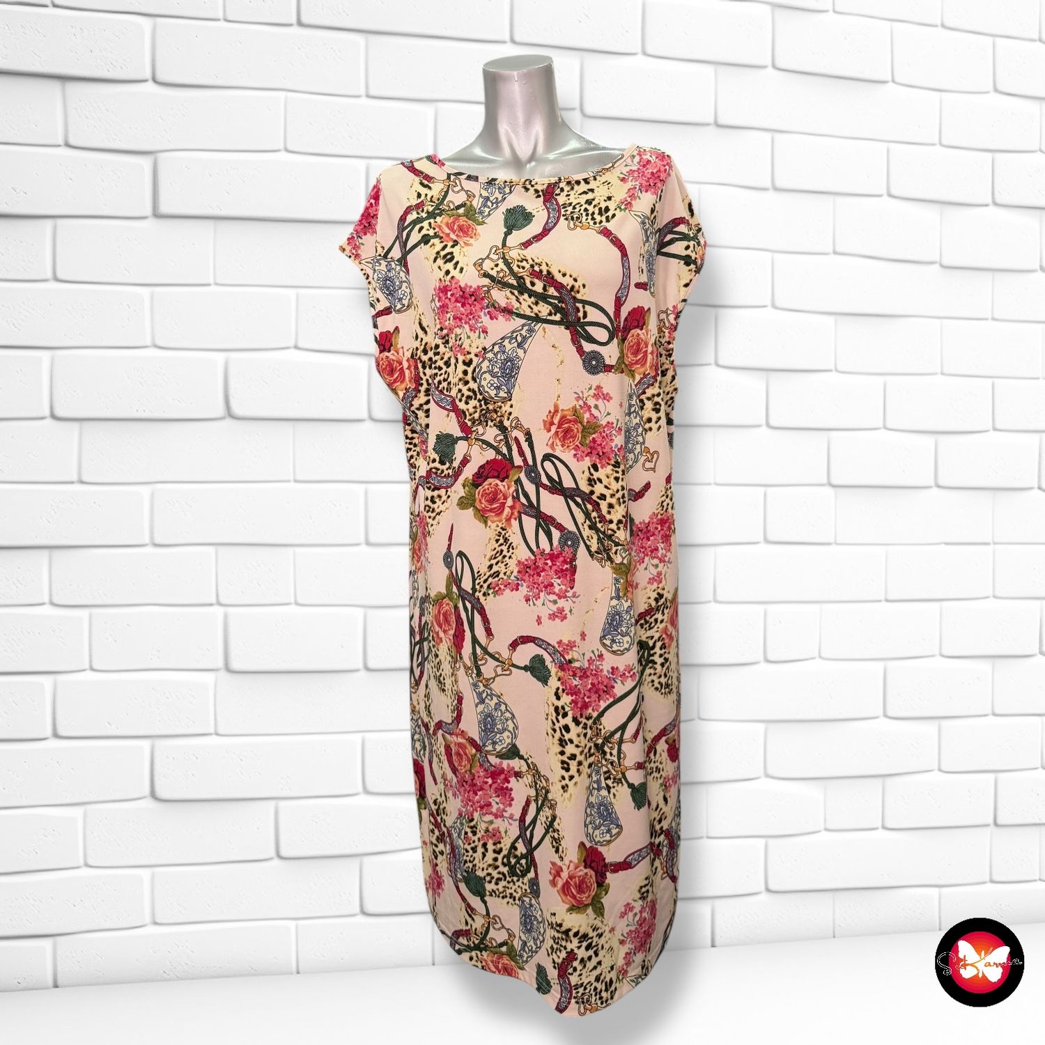 **HOY** Vestido sin mangas estampado NORAH Talla 46