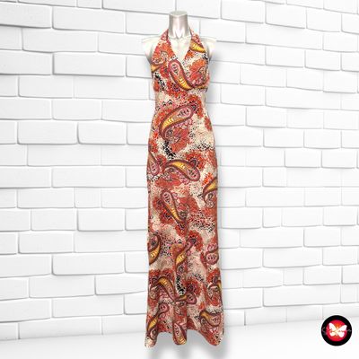**HOY** Vestido largo halter JANE NORMAN Talla 38
