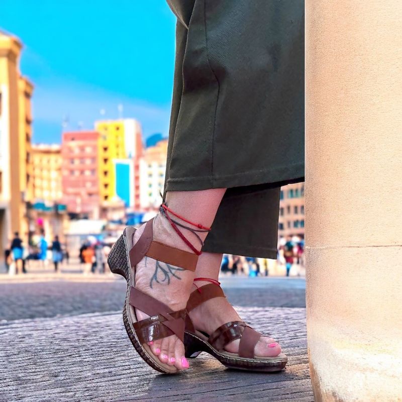 Sandalias con elástico T36