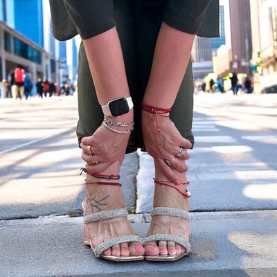 Sandalias de noche con brillo T37