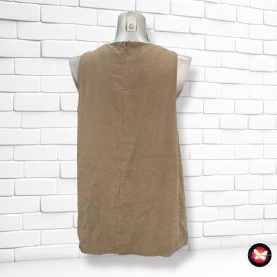 **HOY** Blusa sin mangas con escote cruzado MANGO Talla L