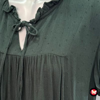 **HOY** Blusa de manga corta con lacito al cuello JACQUELINE DE YONG Talla 40