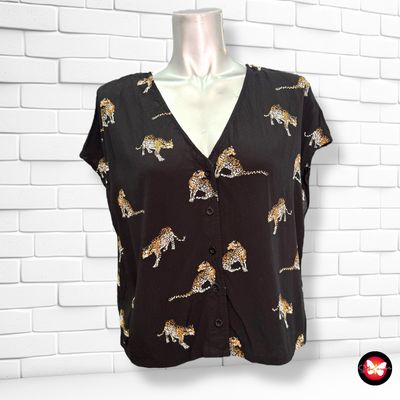 **HOY** Camisa corta de manga corta con estampado COSTES Talla M