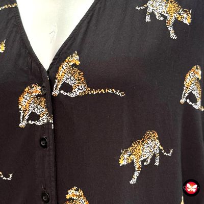 **HOY** Camisa corta de manga corta con estampado COSTES Talla M