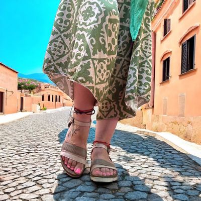 Sandalias de piel T38