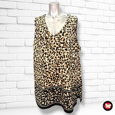 **HOY** Blusa de tirantes animal print TU WOMAN Talla 48 (20UK)