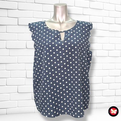 **HOY** Blusa sin mangas con lunares SHEIN CURVE Talla 0XL