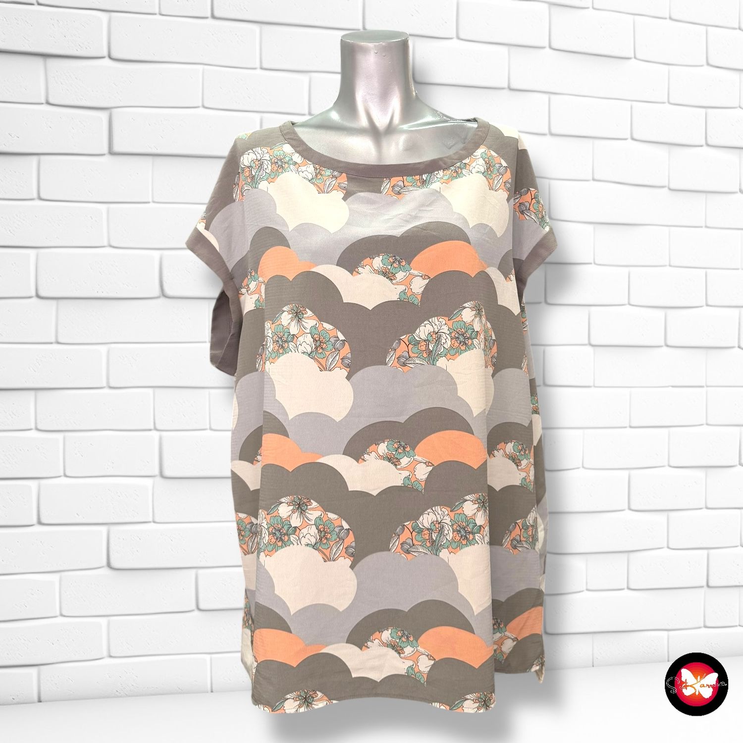 **HOY** Blusa sin mangas con estampado NEXT Talla 46 (18UK)
