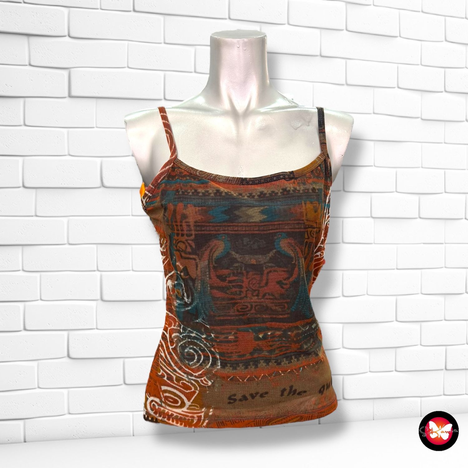 **HOY** Blusa de tirantes SAVE THE QUEEN! Talla L (pequeña)