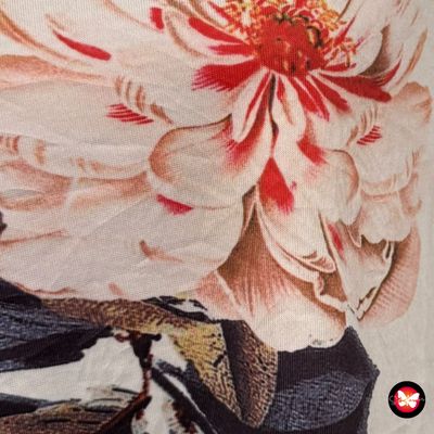 **HOY** Camiseta de tirantes con flores Talla 2XL (pequeña)