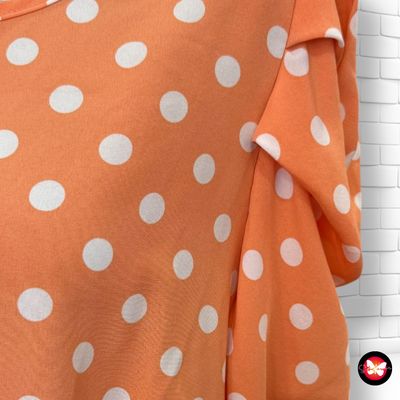 **HOY** Blusa de mangas abullonadas de lunares SHEIN CURVE Talla 0XL