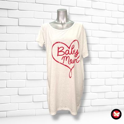 **HOY** MAXI Camiseta playera &quot;BABY MOON&quot; ASOS Talla 40 (grande)