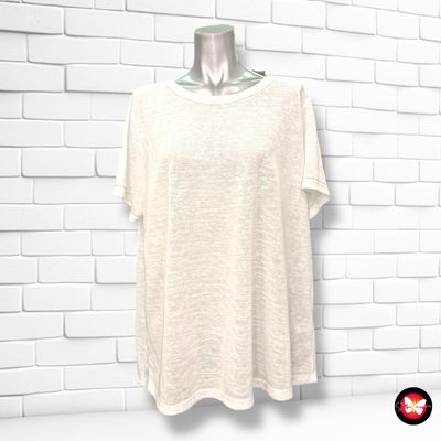 **HOY** Jersey de manga corta con brillito TU WOMAN Talla 48 (20UK)
