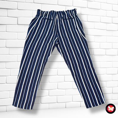 **HOY** Pantalón sueltito de rayas PEACOCKS Talla 44 (16UK)