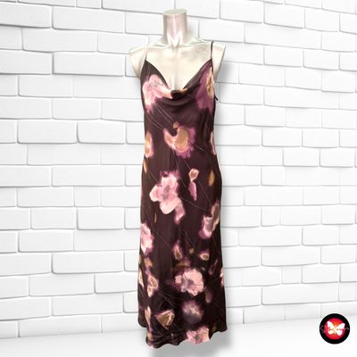 **HOY** Vestido midi lencero de seda JOHN Talla 42 (14UK)