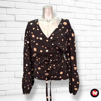 **HOY** Blusa cruzada de lunares BODYFLIRT Talla 48