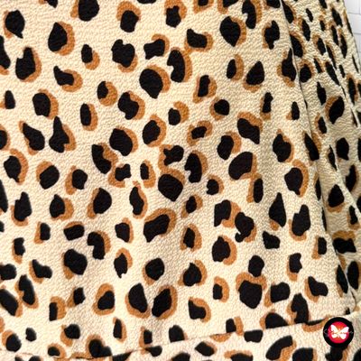 **HOY** Falda animal print con vuelo COSTES Talla M