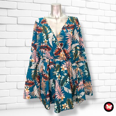 **HOY** Vestido corto con mangas campana Talla Única