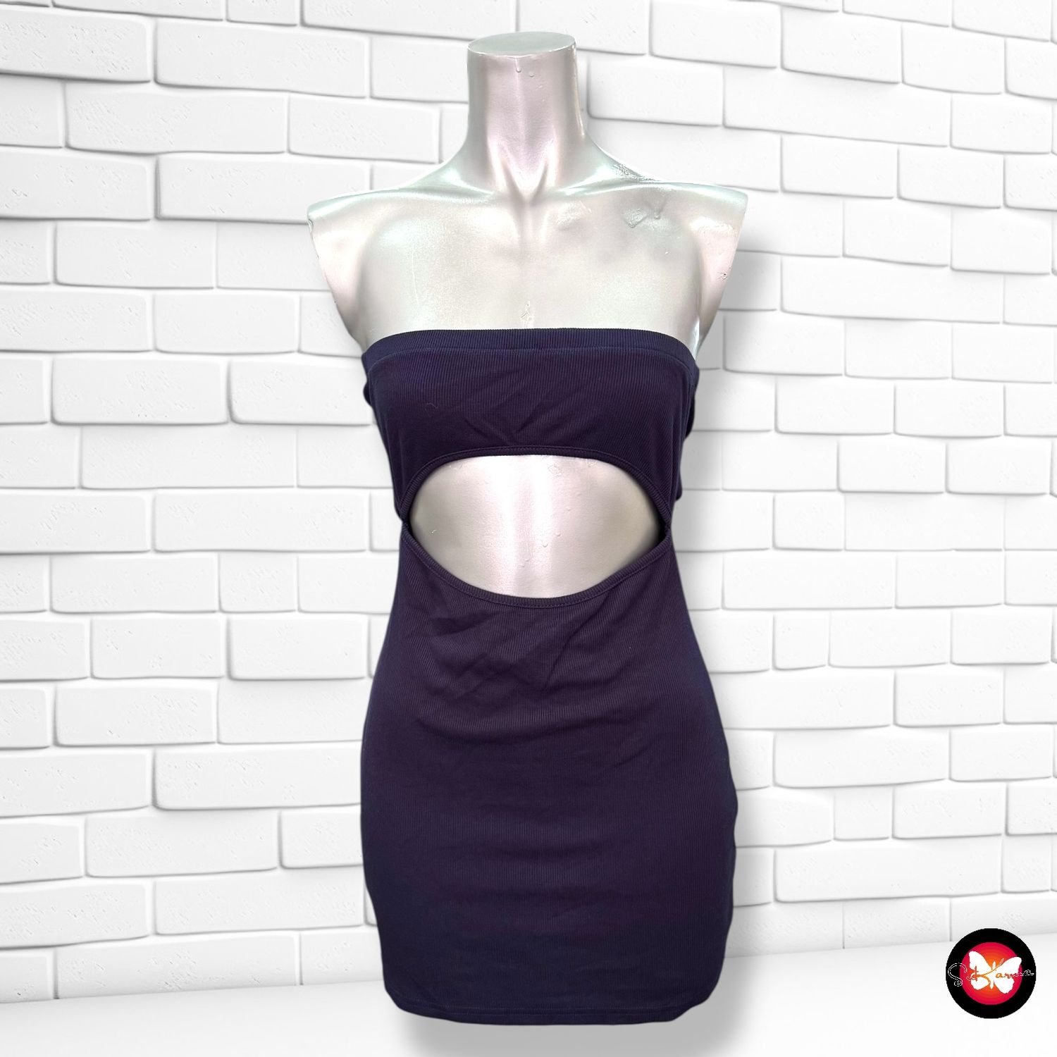 **HOY** Vestido palabra de honor cut-out SHEIN Talla S