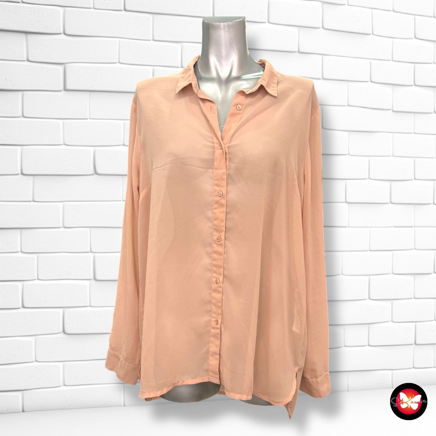 **HOY** Camisa de manga larga traslúcida VERO MODA Talla M