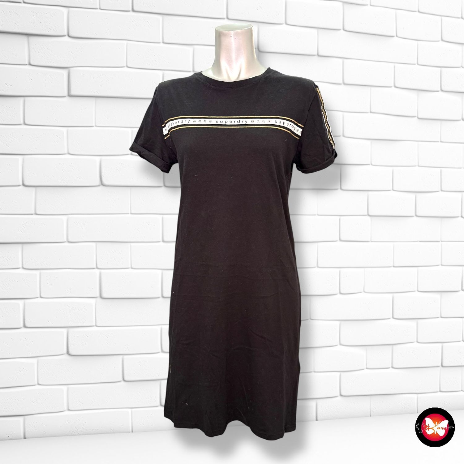 **HOY** Vestido básico maxi camiseta SUPERDRY Talla 34 (grande)
