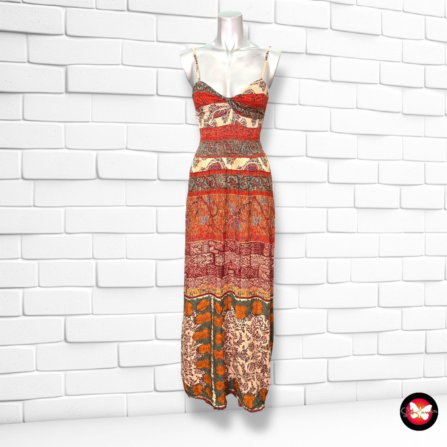 **HOY** Vestido largo PULL&amp;BEAR Talla S