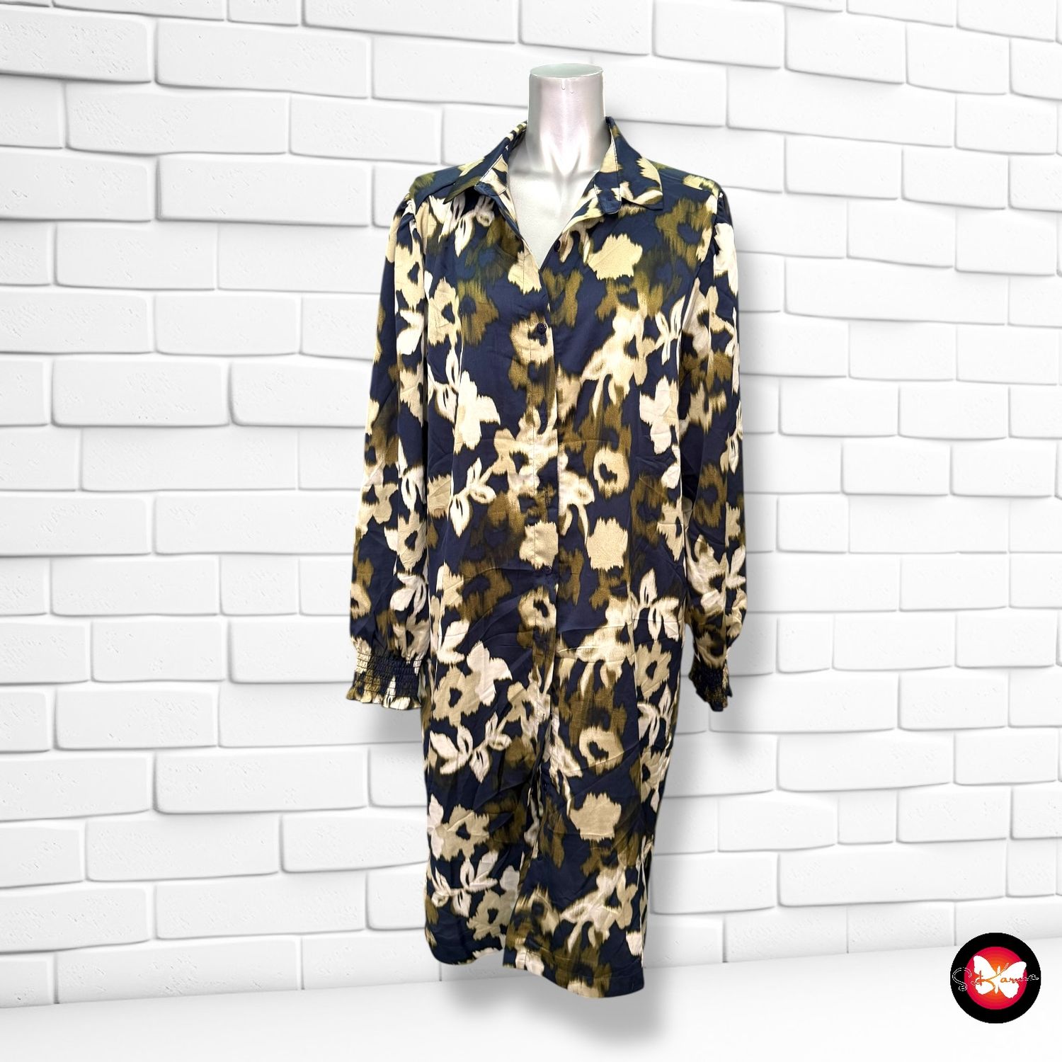 **HOY** Vestido camisero de satén NORAH Talla 40