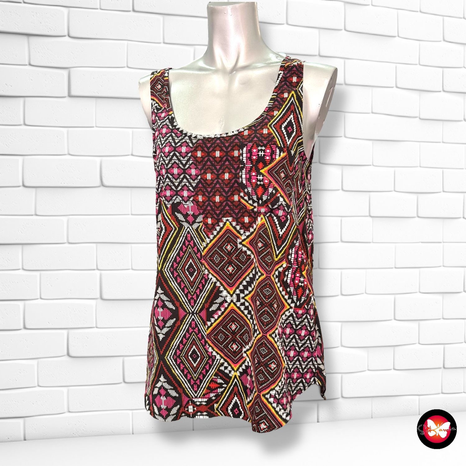 **HOY** Blusa de tirantes estampada ONLY Talla 36
