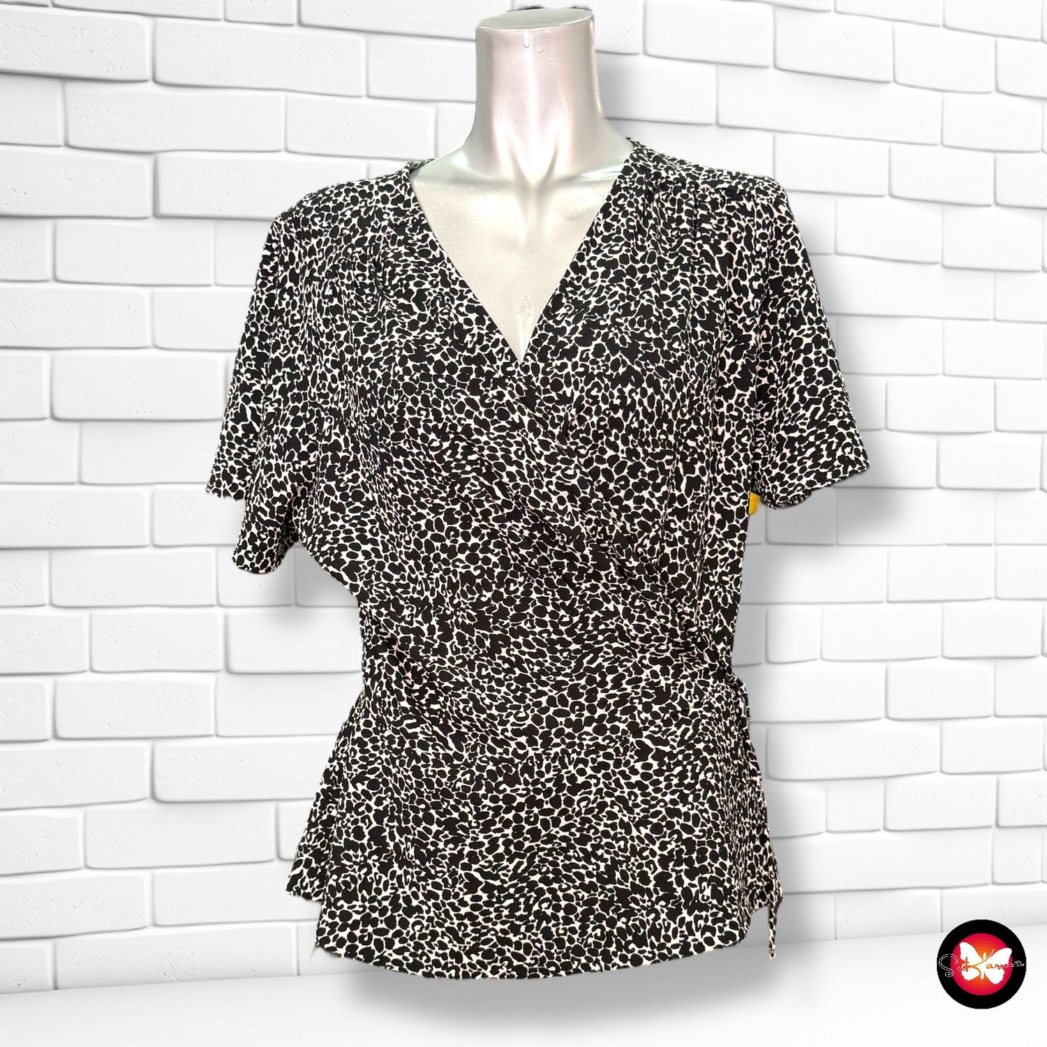 **HOY** Blusa cruzada de manga corta STEPS Talla 42