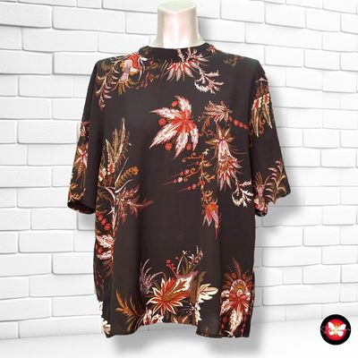 **HOY** Blusa de manga corta con flores ONLY Talla 42