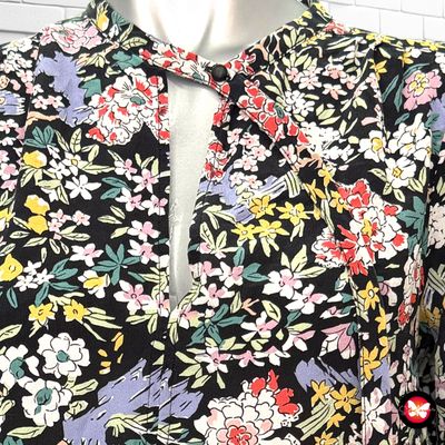 **HOY** Blusa de manga corta de seda TARA JARMON Talla 36