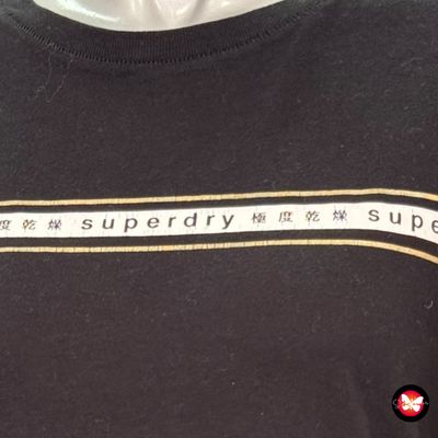 **HOY** Vestido básico maxi camiseta SUPERDRY Talla 34 (grande)