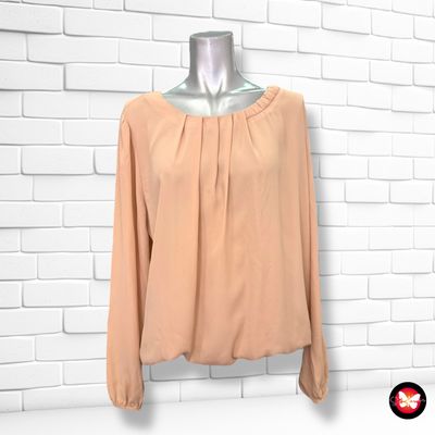 **HOY** Blusa de manga larga con plisado y botones en la espalda ESQUALO Talla 38