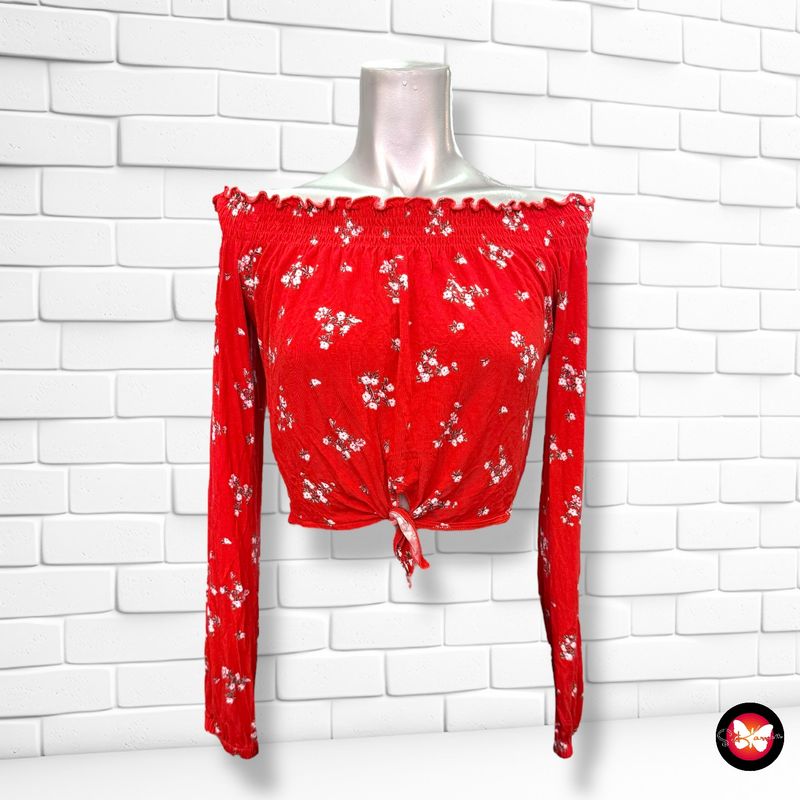 **HOY** Blusa cropped de manga larga DIVIDED Talla M