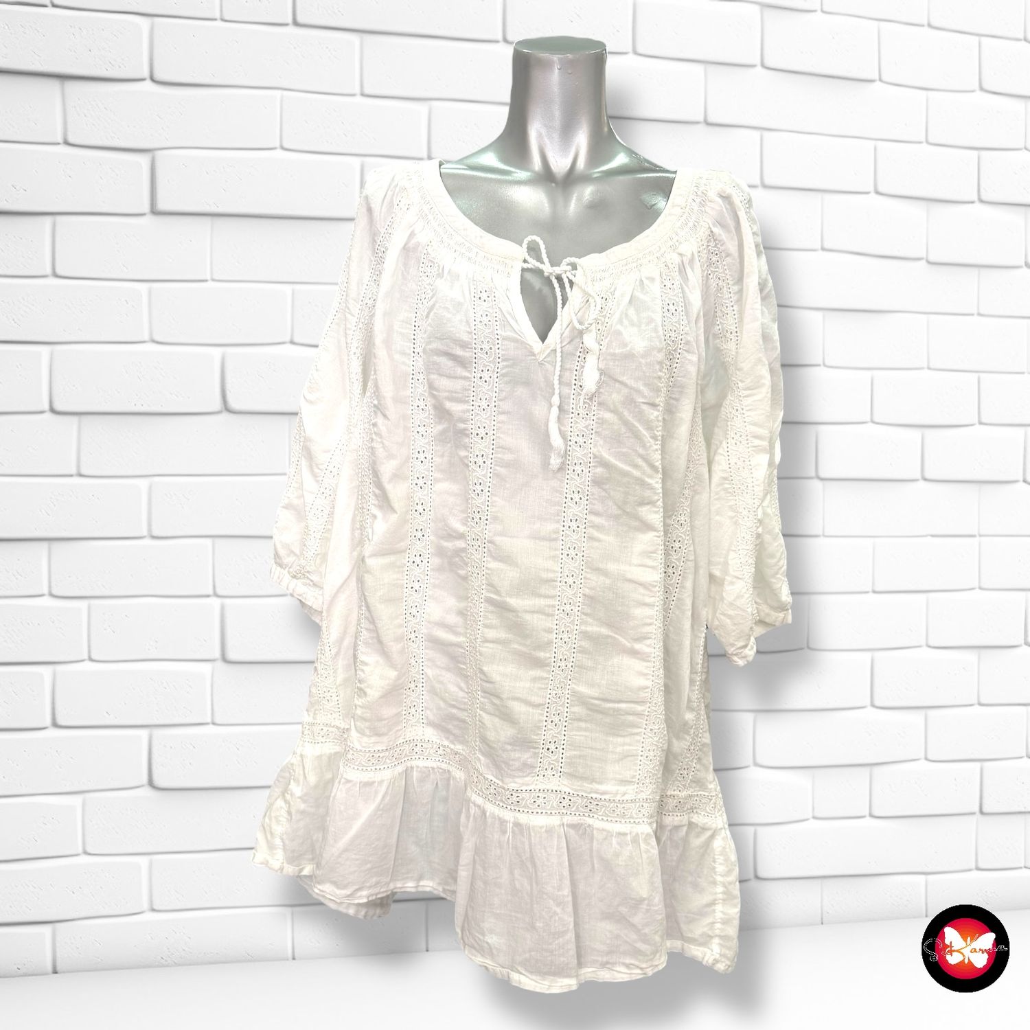 **HOY** Blusa ibicenca THE GARDEN COLLECTION by H&amp;M Talla 44 (grande)