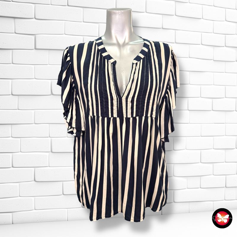 **HOY** Blusa de mangas de volante de rayas LOLLYS LAUNDRY Talla S