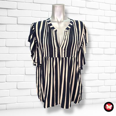 **HOY** Blusa de mangas de volante de rayas LOLLYS LAUNDRY Talla S