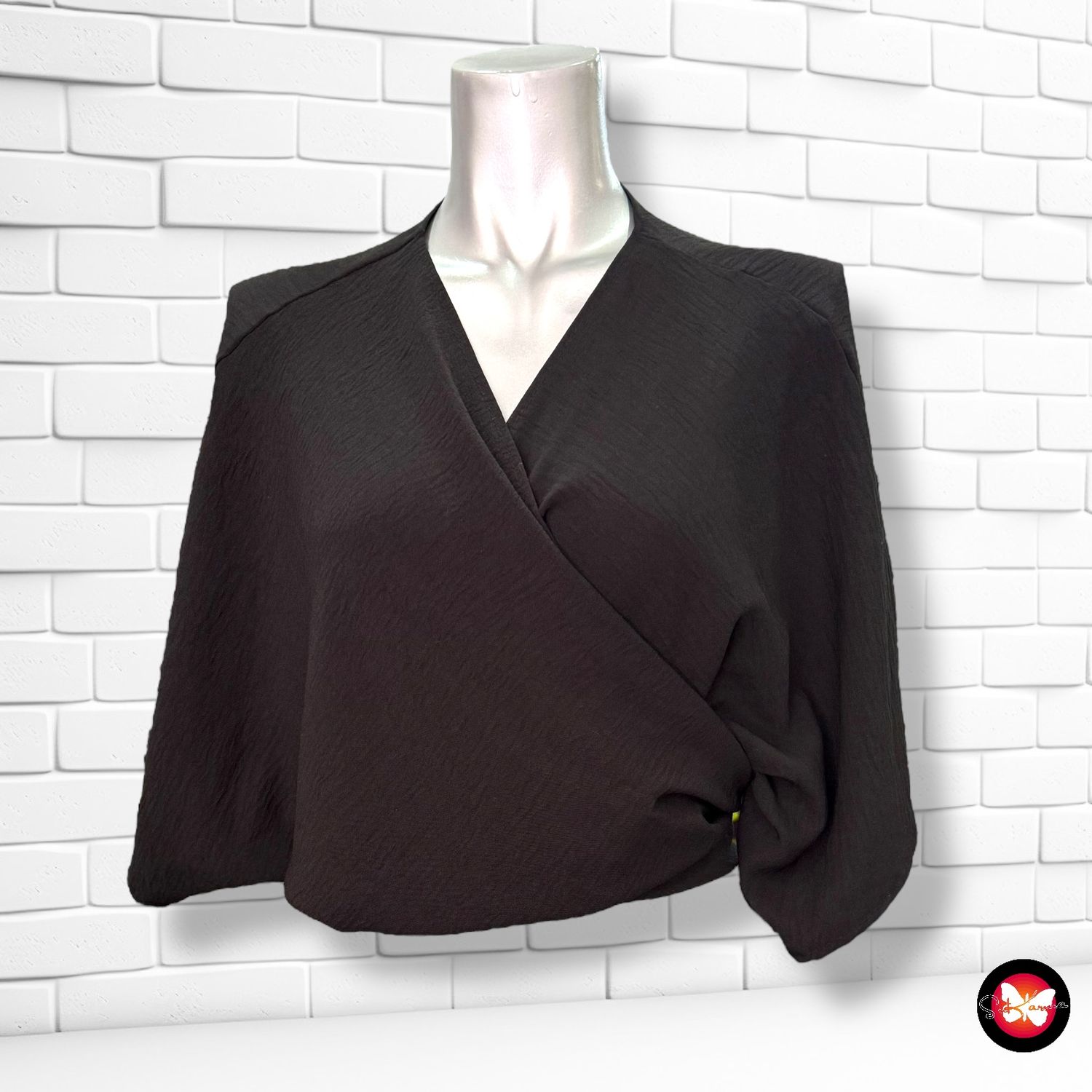 Blusa cruzada Talla Única