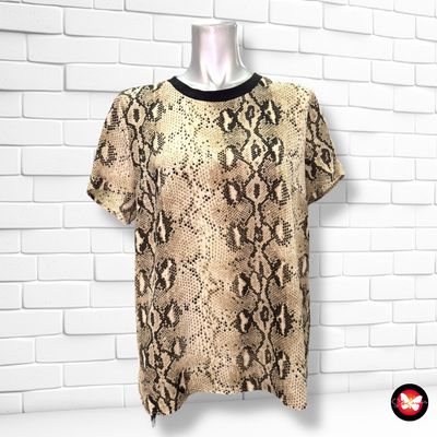 **HOY** Blusa de manga corta estampado serpiente VILA Talla 40
