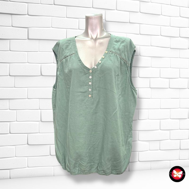 **HOY** Blusa sin mangas de lino Talla XXL