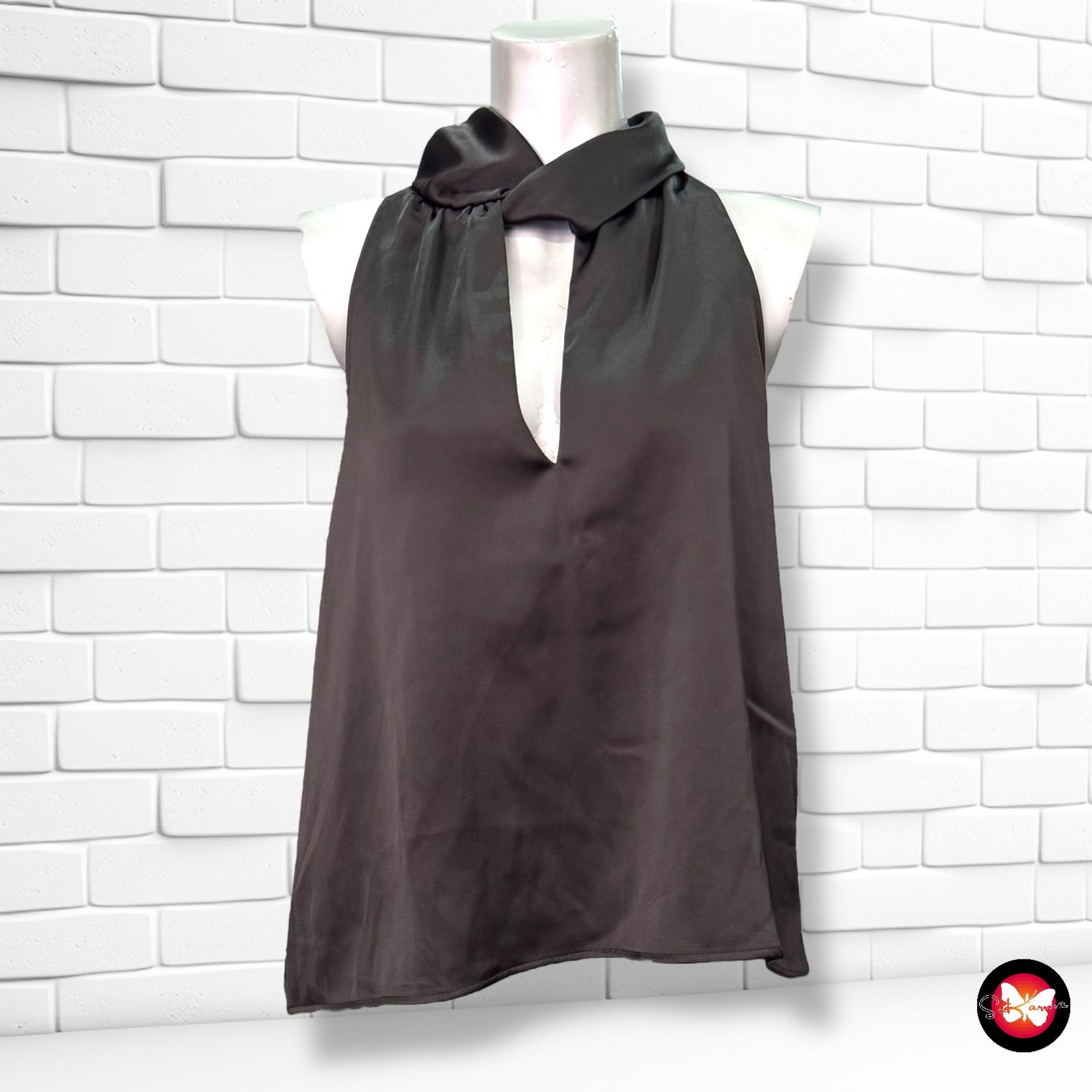 **HOY** Blusa de noche sin mangas ZARA Talla S