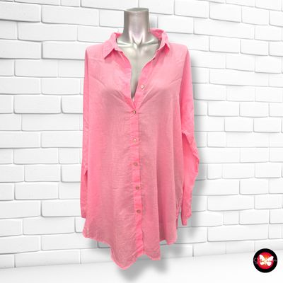 **HOY** Camisa de manga larga traslúcida PRIMARK CARES Talla 40/42 (grande)