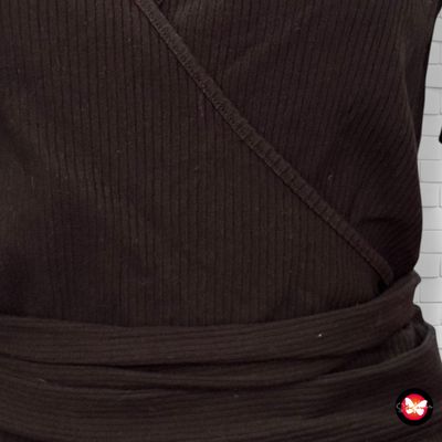 **HOY** Jersey canalé escote cruzado ZARA Talla XL (pequeña)